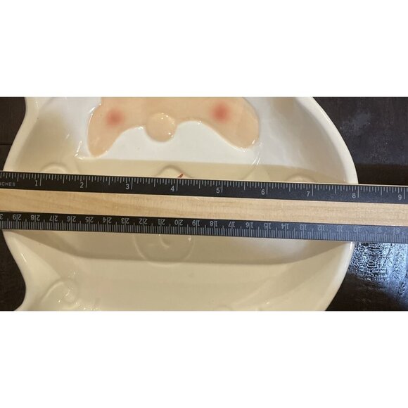 Ganz Bella Casa Christmas Holiday Santa Clause Serving Plate Tray Platter - Picture 3 of 4